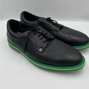 G/Fore Gallivanter Men’s Black Leather Spikeless Golf Shoe size 13 Excellent